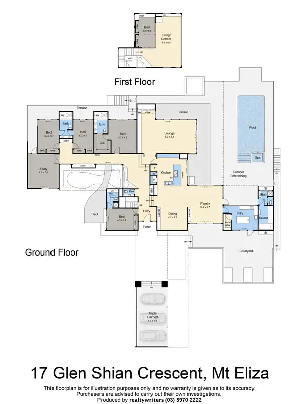 Floorplan of Homely house listing, 17 Glen Shian Crescent, Mount Eliza VIC 3930