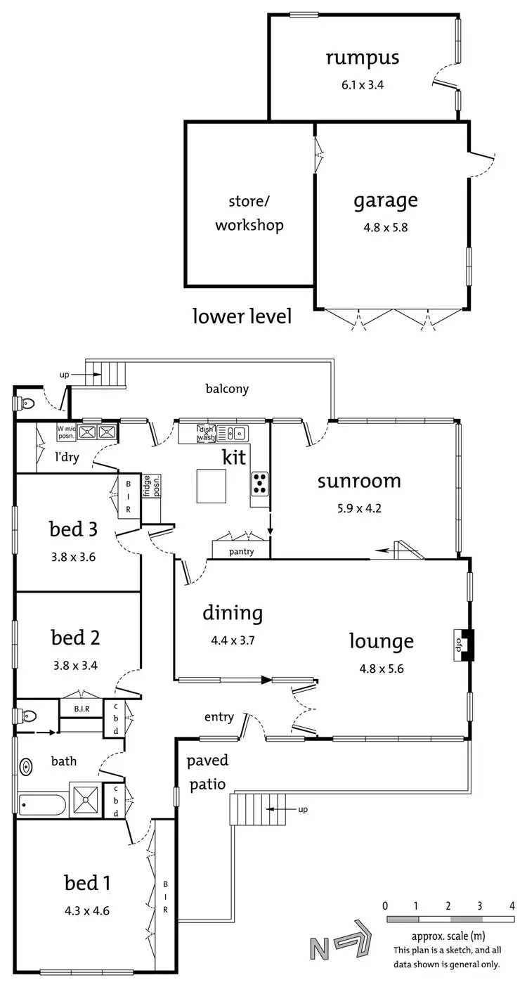 Floorplan of Homely house listing, 48 Outlook Drive, Camberwell VIC 3124