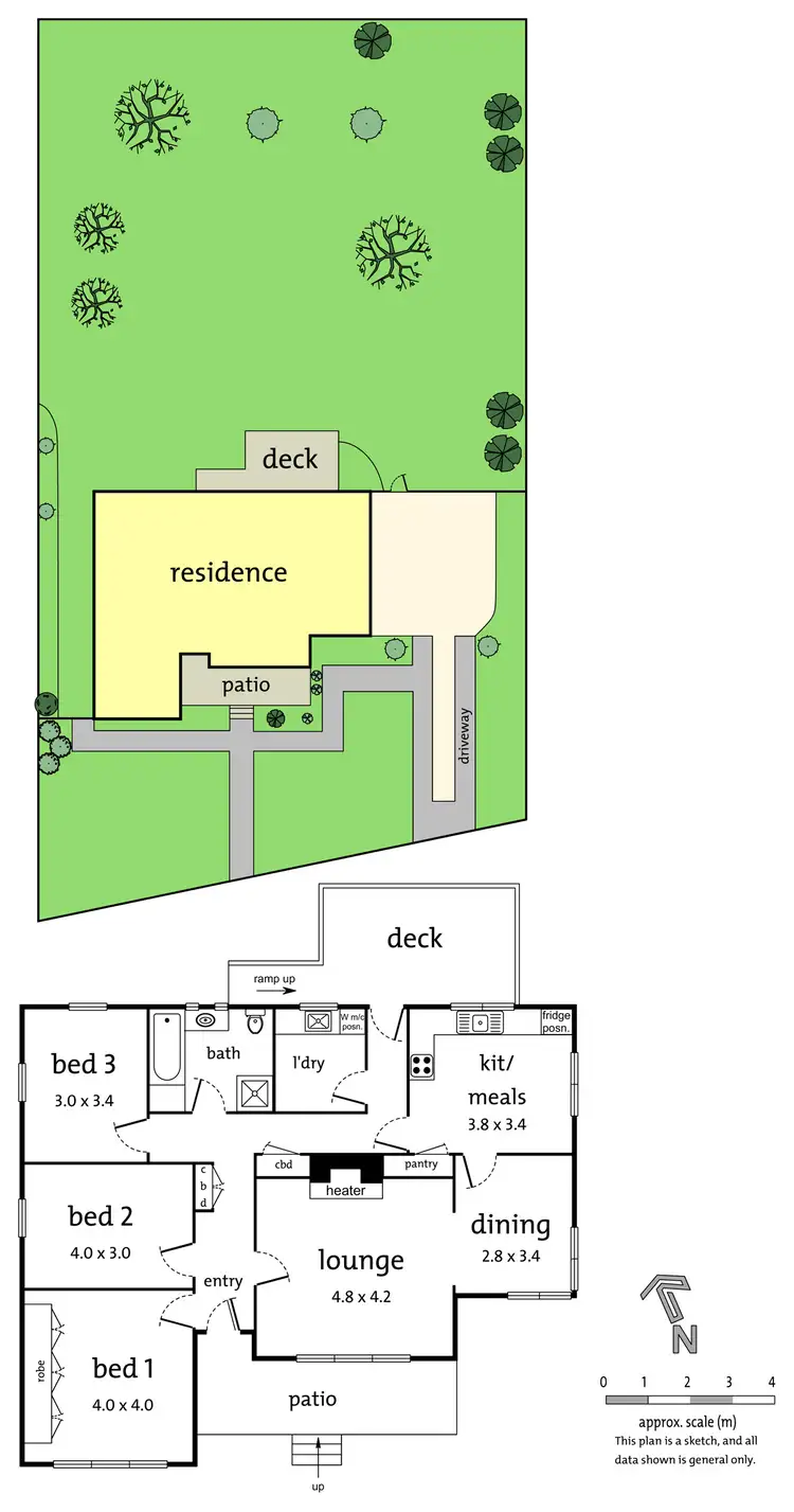 Floorplan of Homely house listing, 3 Moresby Street, Mitcham VIC 3132