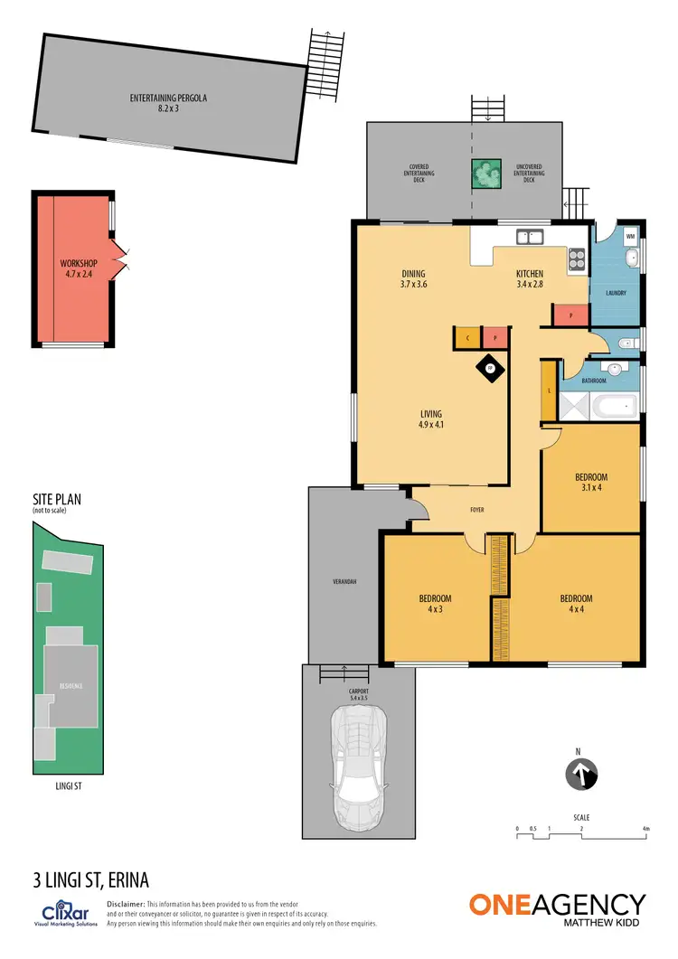 Floorplan of Homely house listing, 3 Lingi Street, Erina NSW 2250