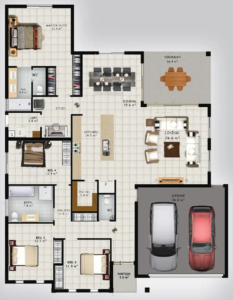 Floorplan of Homely house listing, 60 Angel Road, Johnston NT 832