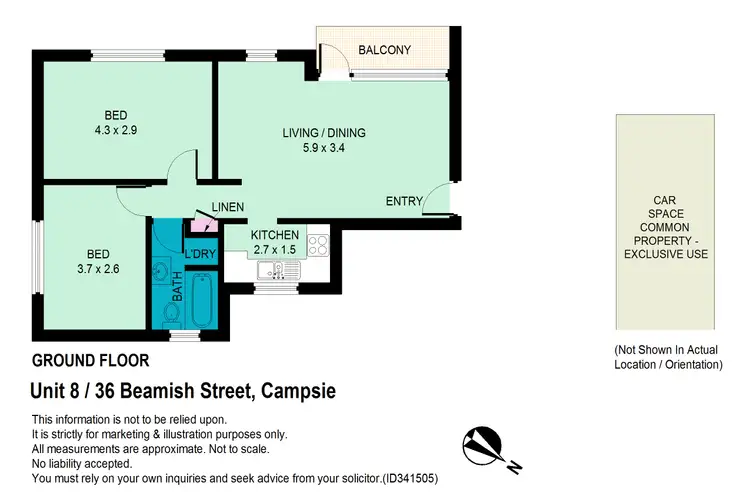 Floorplan of Homely apartment listing, 8/36 Beamish Street, Campsie NSW 2194