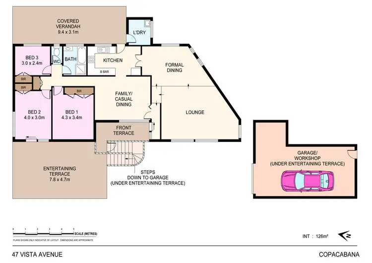 Floorplan of Homely house listing, 47 Vista Avenue North, Copacabana NSW 2251