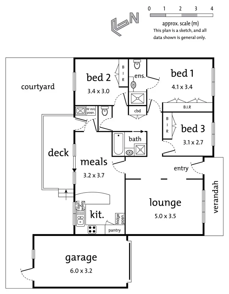 Floorplan of Homely unit listing, 2/9 Creek Road, Mitcham VIC 3132