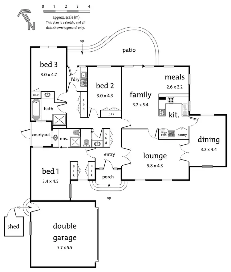 Floorplan of Homely townhouse listing, 2/19 Tyrrell Avenue, Blackburn VIC 3130