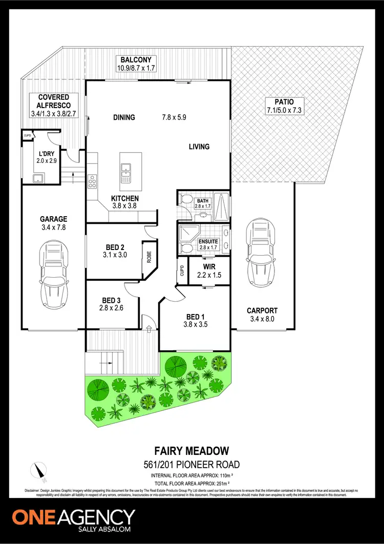 Floorplan of Homely house listing, 561/201 Pioneer Road, Fairy Meadow NSW 2519