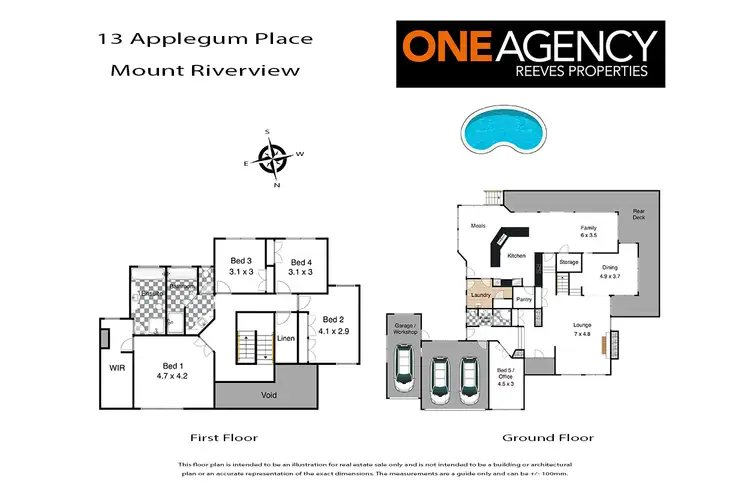 Floorplan of Homely house listing, 13 Applegum Place, Mount Riverview NSW 2774