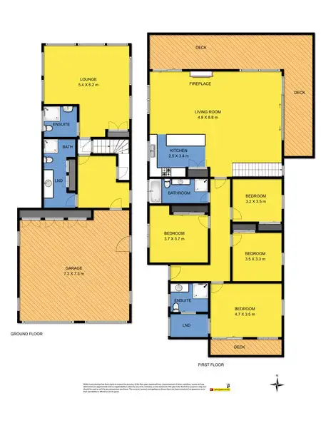 Floorplan of Homely house listing, 6 Tiger Lane, Skenes Creek VIC 3233