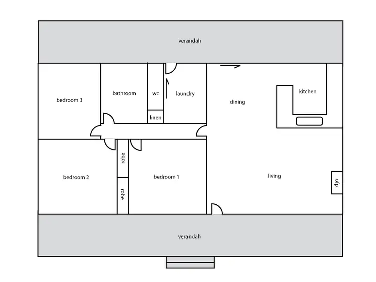 Floorplan of Homely house listing, 32 Hopkins Street, Aireys Inlet VIC 3231