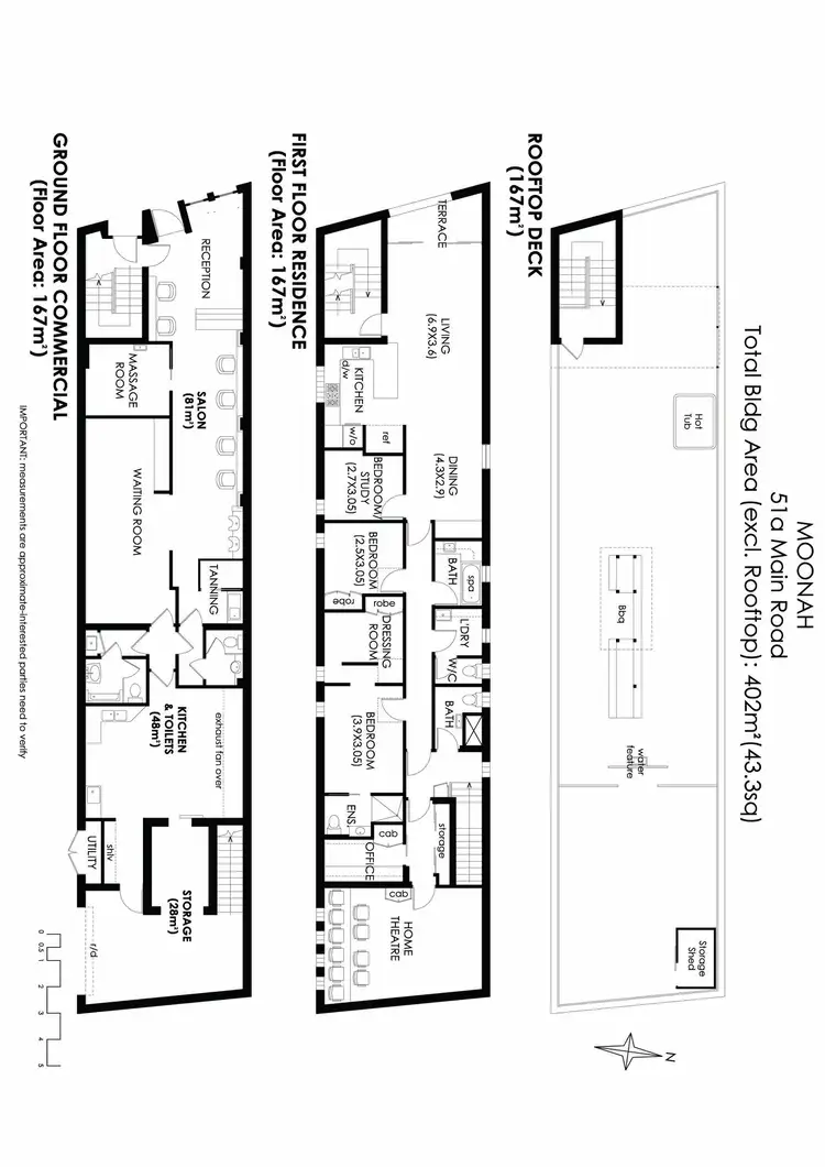 Floorplan of Homely townhouse listing, 51a Main Road, Moonah TAS 7009