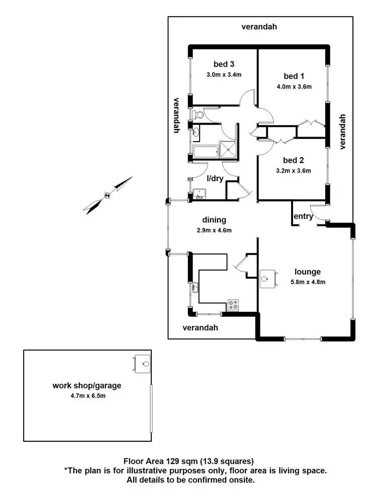 Floorplan of Homely house listing, 2 Fern Court, Launching Place VIC 3139