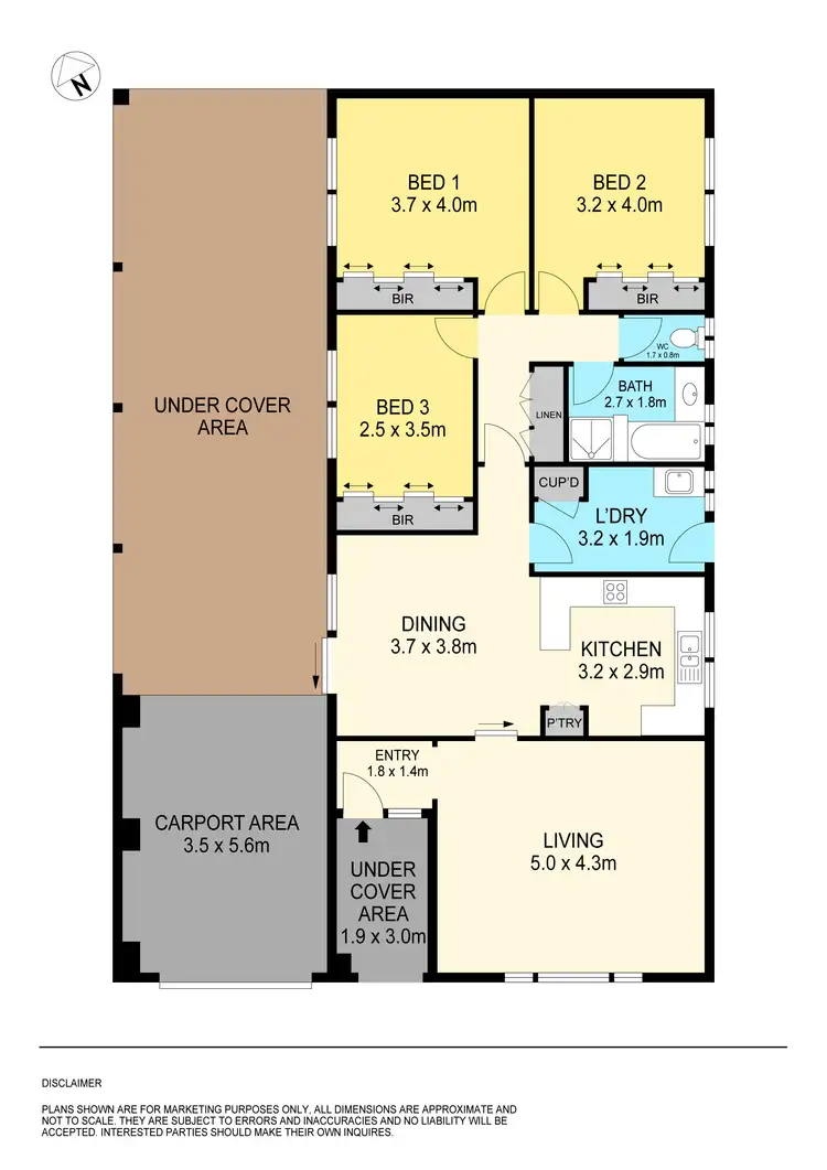 Floorplan of Homely house listing, 3 Samann Court, Mount Clear VIC 3350