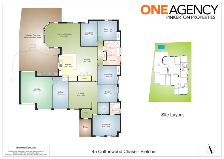 Floorplan of Homely house listing, 45 Cottonwood Chase, Fletcher NSW 2287