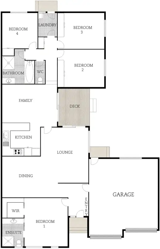 Floorplan of Homely house listing, Address available on request