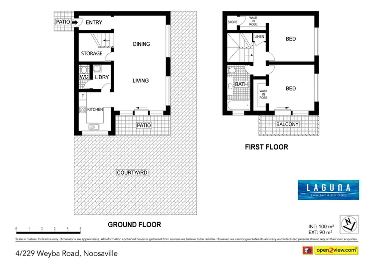 Floorplan of Homely unit listing, 4/229 Weyba Road, Noosaville QLD 4566