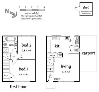 Floorplan of Homely unit listing, 21/7 Turnbull Court, Ringwood VIC 3134