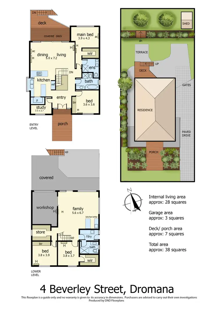 Floorplan of Homely house listing, 4 Beverley Street, Dromana VIC 3936