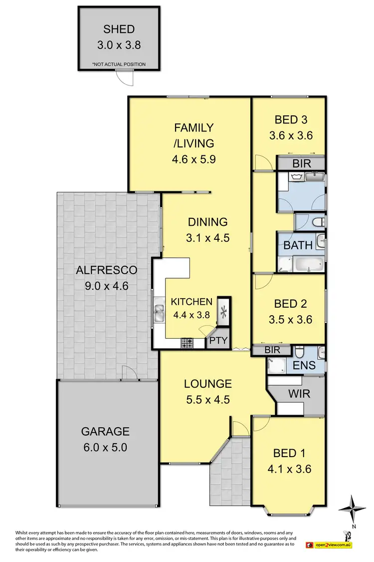 Floorplan of Homely house listing, 75 Quinn Street, Deer Park VIC 3023