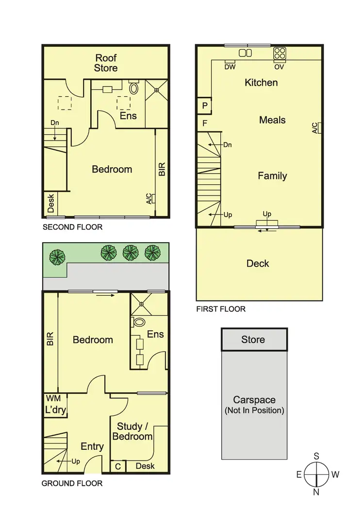 Floorplan of Homely townhouse listing, 3/7 Maroona Road, Carnegie VIC 3163