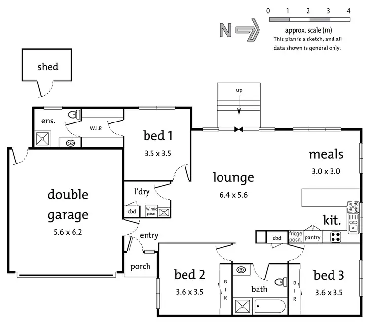 Floorplan of Homely townhouse listing, 3/24 Hopetoun Street, Mitcham VIC 3132