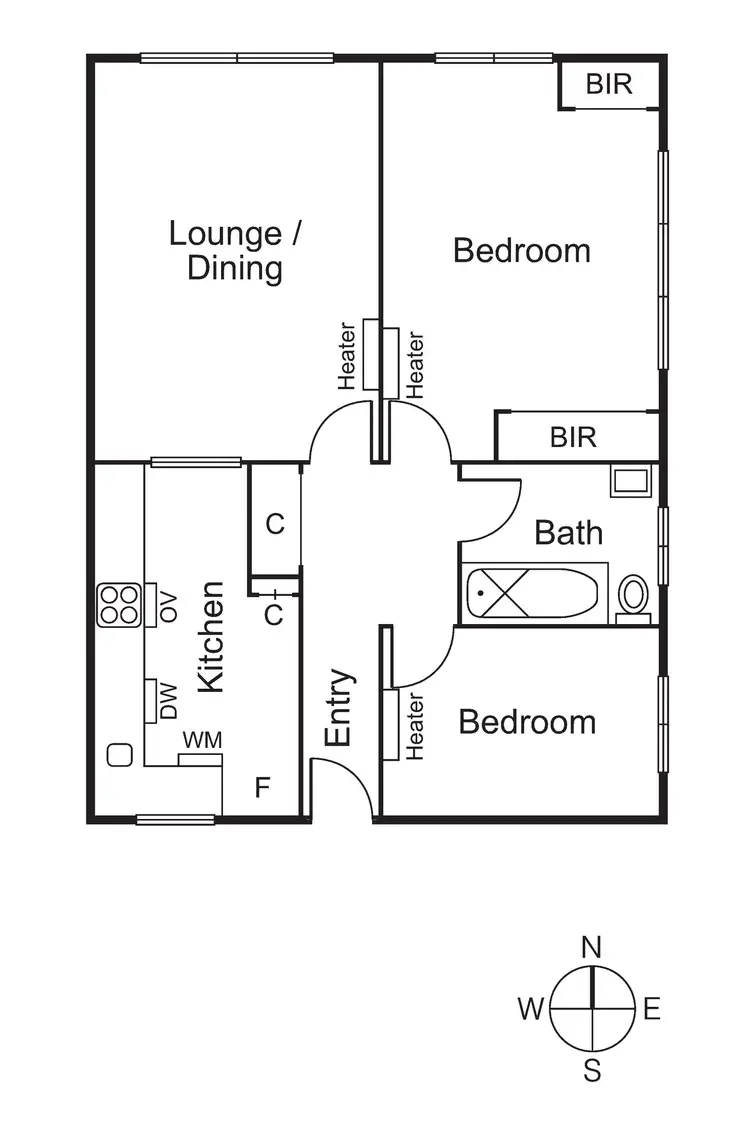 Floorplan of Homely apartment listing, 10/15 Hotham Street, St Kilda East VIC 3183
