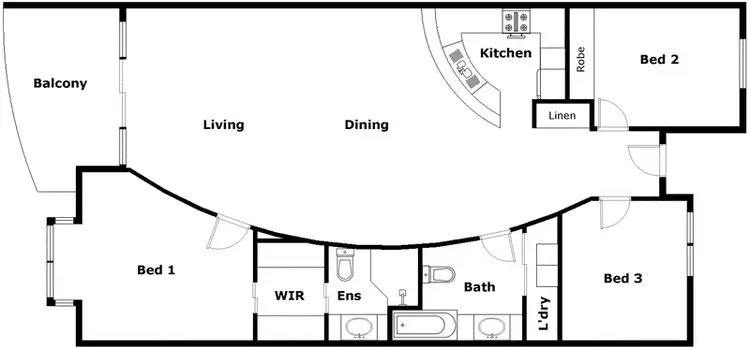 Floorplan of Homely apartment listing, 38/7 Eldridge Crescent, Garran ACT 2605