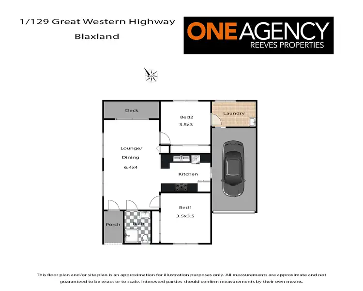 Floorplan of Homely villa listing, 1/129 Great Western Highway, Blaxland NSW 2774