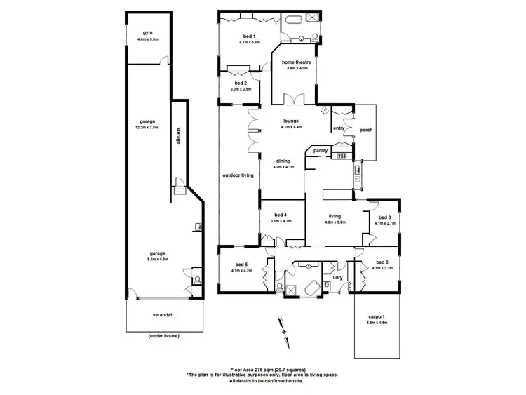 Floorplan of Homely house listing, 1329 Mt Dandenong Tourist Road, Kalorama VIC 3766