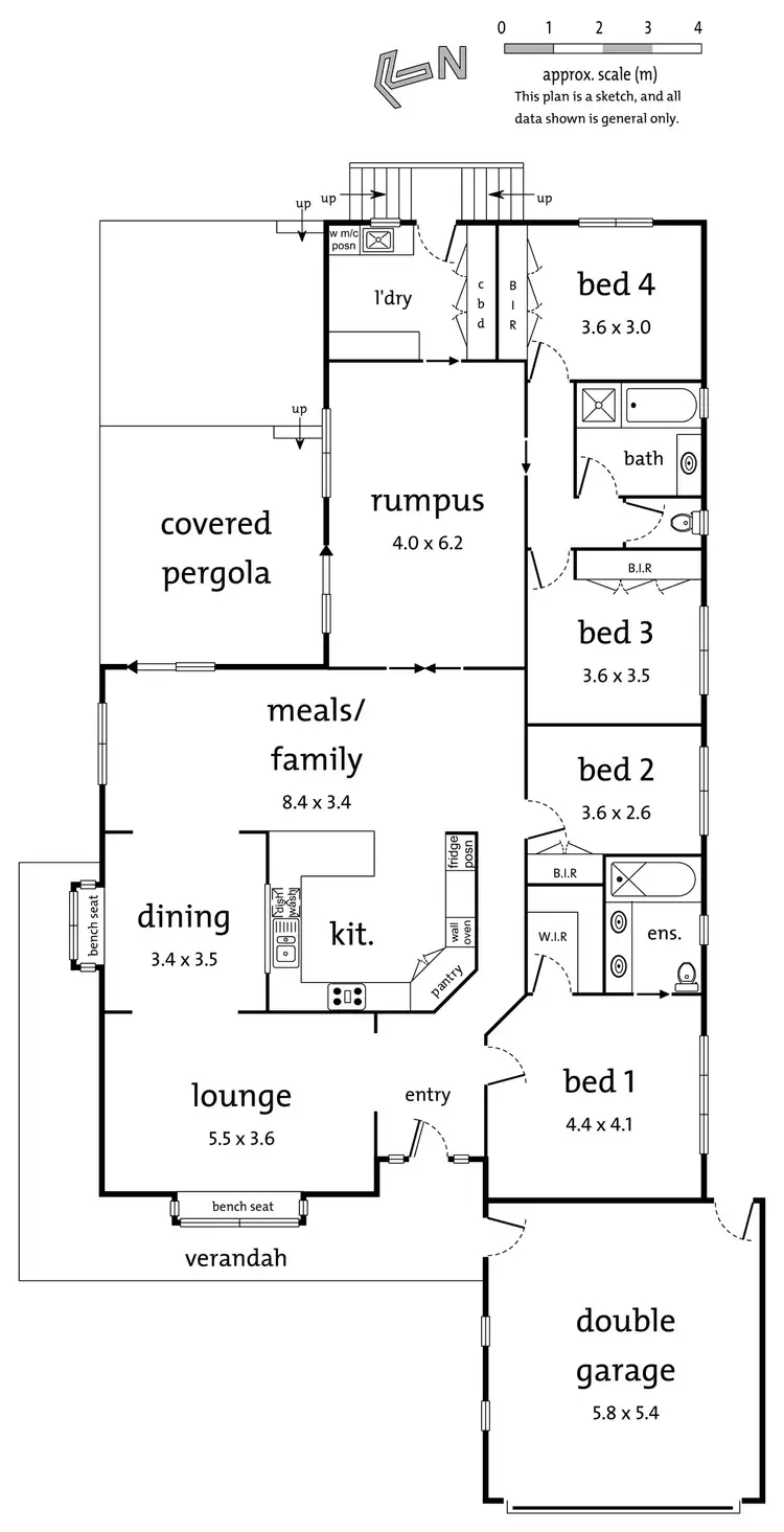 Floorplan of Homely house listing, 13 McKerral Place, Croydon North VIC 3136