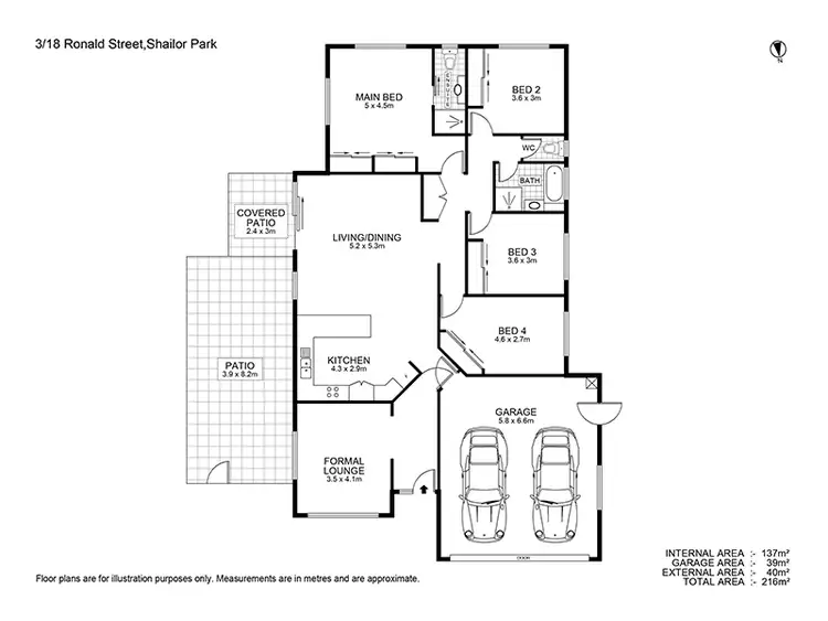 Floorplan of Homely house listing, 3/18 Ronald Street, Shailer Park QLD 4128