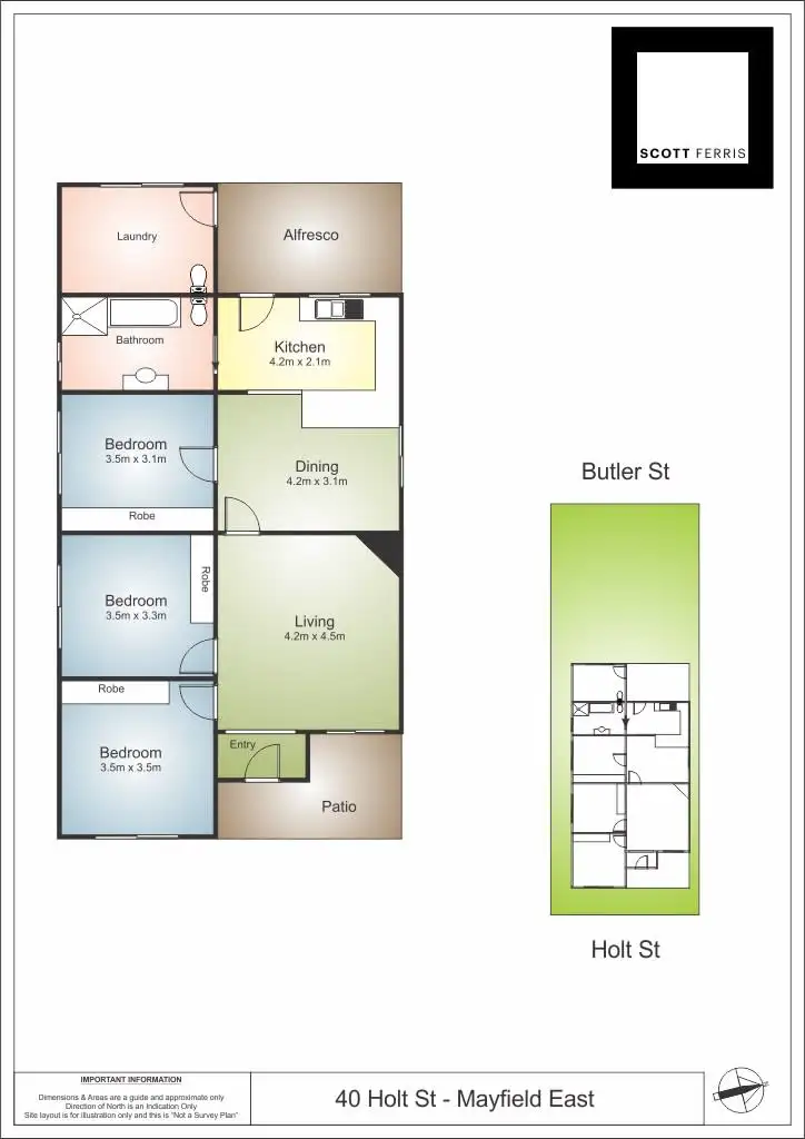 Floorplan of Homely house listing, 40 Holt Street, Mayfield East NSW 2304