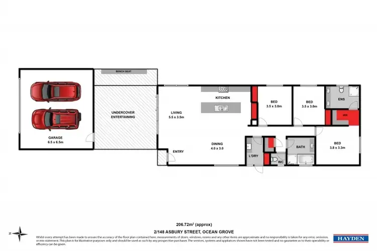 Floorplan of Homely house listing, 2/148 Asbury Street East, Ocean Grove VIC 3226