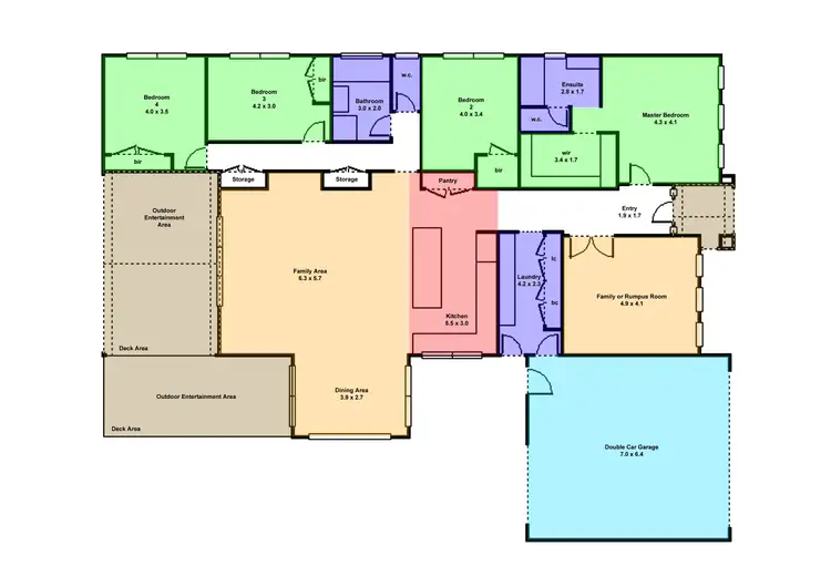 Floorplan of Homely house listing, 9 Sailors Gully Boulevard, Mount Clear VIC 3350