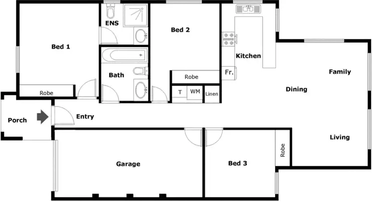 Floorplan of Homely house listing, 16 Dunk Street, Casey ACT 2913