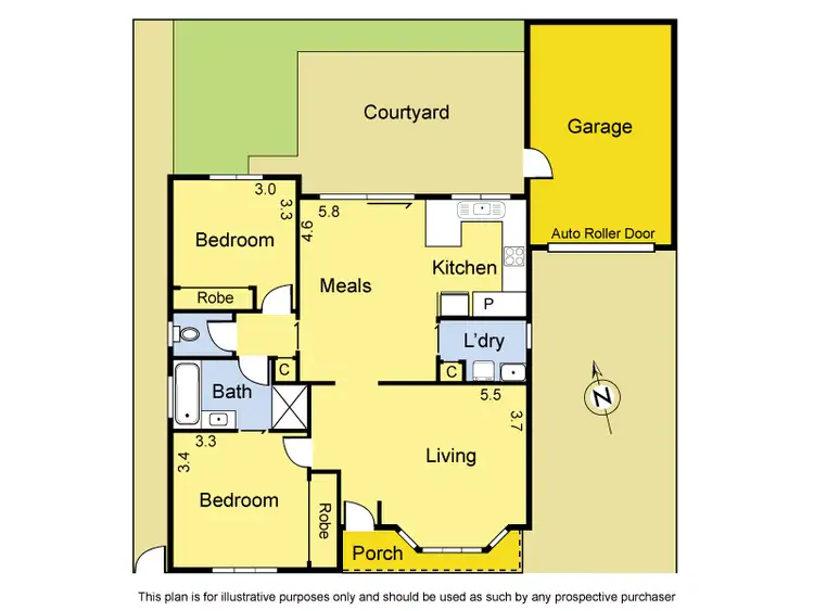 Floorplan of Homely unit listing, 2/10 Powley Parade, Watsonia VIC 3087