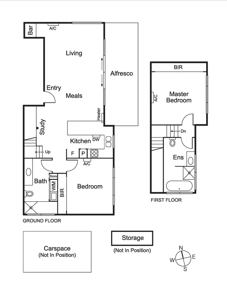 Floorplan of Homely townhouse listing, 2/2 Allan Road, St Kilda East VIC 3183