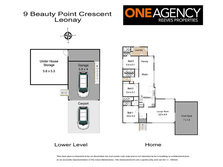 Floorplan of Homely house listing, 9 Beauty Point Crescent, Leonay NSW 2750