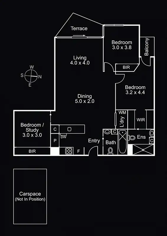 Floorplan of Homely apartment listing, 415/539 St Kilda Road, Melbourne VIC 3004