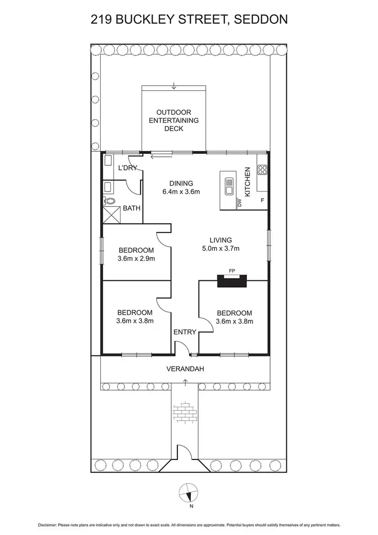 Floorplan of Homely house listing, 219 Buckley Street, Seddon VIC 3011