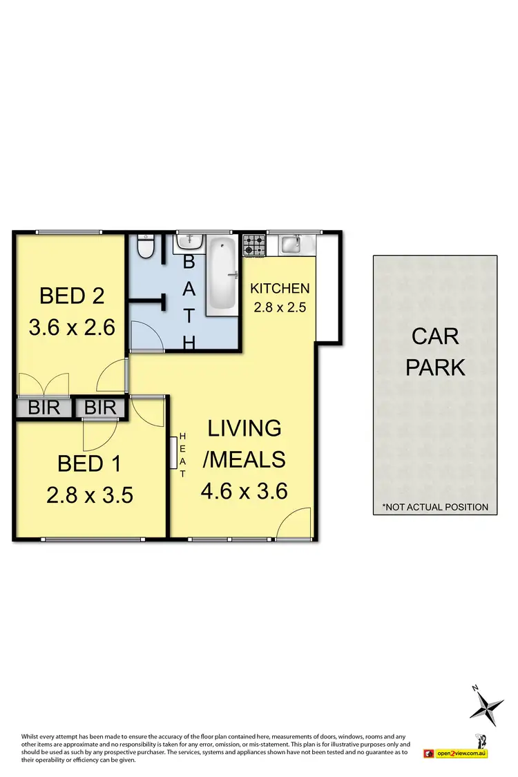 Floorplan of Homely apartment listing, 9/30 Bishop Street, Kingsville VIC 3012