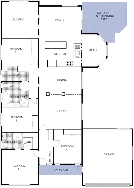 Floorplan of Homely house listing, Address available on request