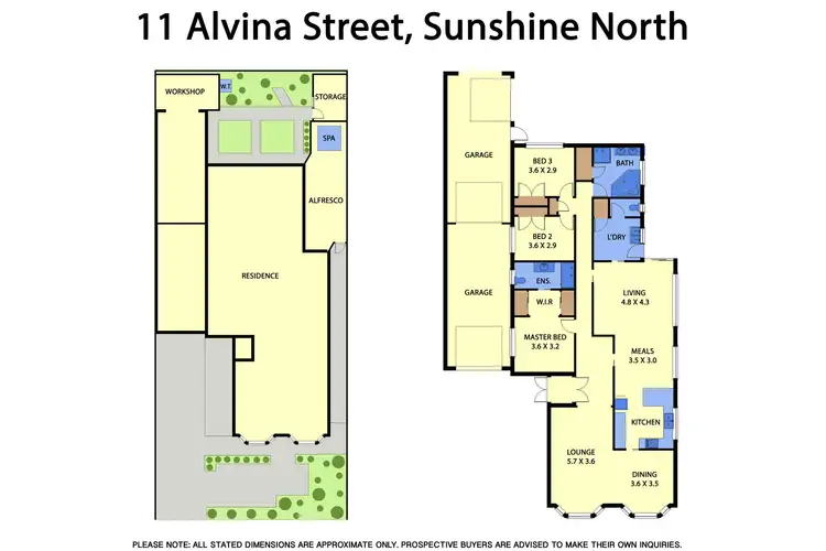 Floorplan of Homely house listing, 11 Alvina Street, Sunshine North VIC 3020