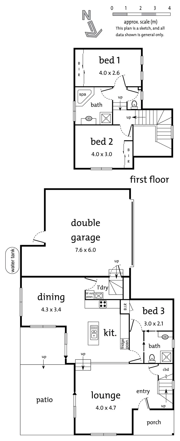 Floorplan of Homely house listing, 1/24 Boronia Grove, Doncaster East VIC 3109