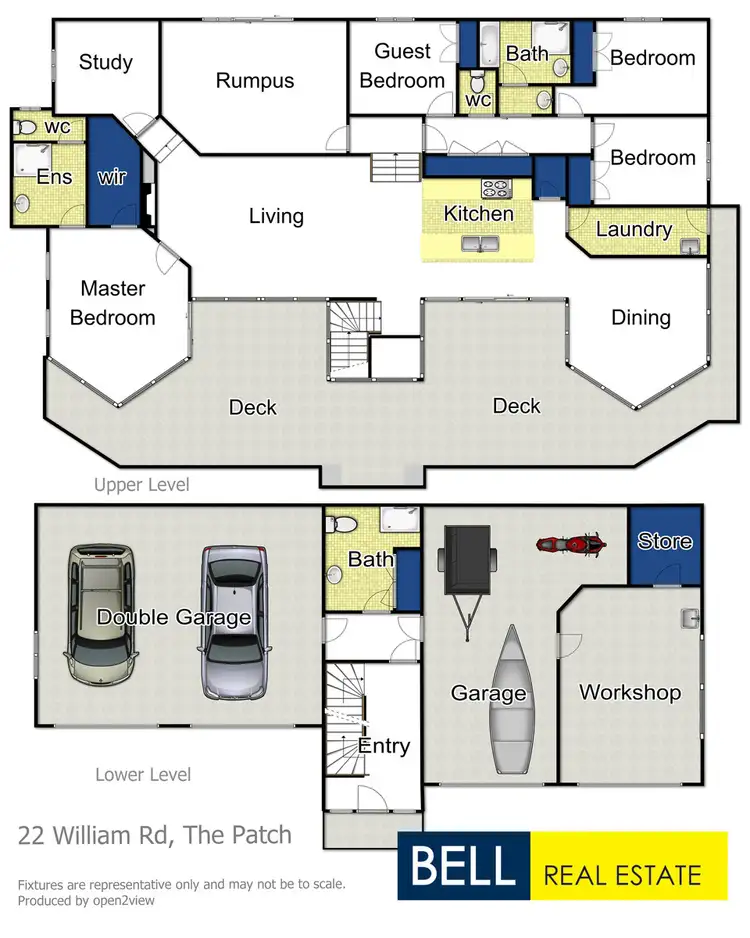 Floorplan of Homely house listing, 22 William Road, The Patch VIC 3792
