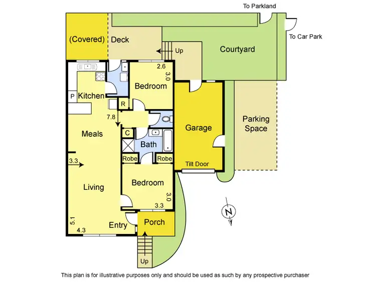 Floorplan of Homely unit listing, 5/127 Arthur Street, Bundoora VIC 3083