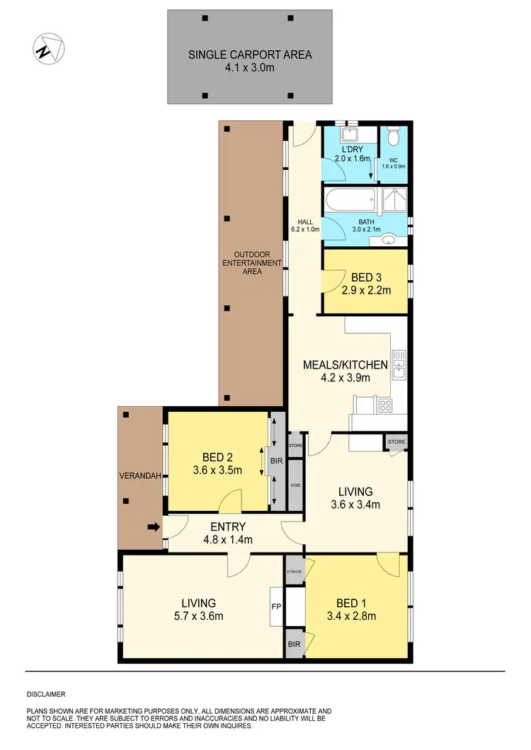 Floorplan of Homely house listing, 13 Cameron Street, Golden Point VIC 3350