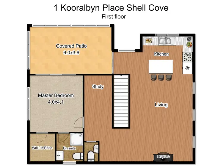 Floorplan of Homely house listing, 1 Kooralbyn Place, Shell Cove NSW 2529
