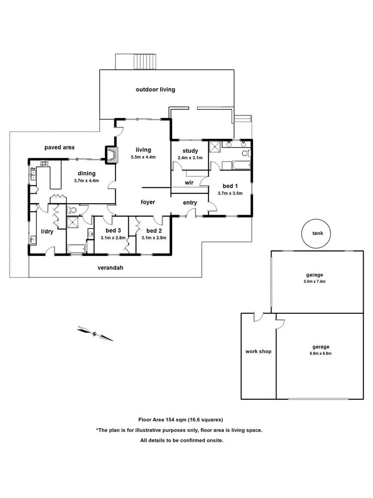 Floorplan of Homely house listing, 150 Ridge Road, Mount Dandenong VIC 3767