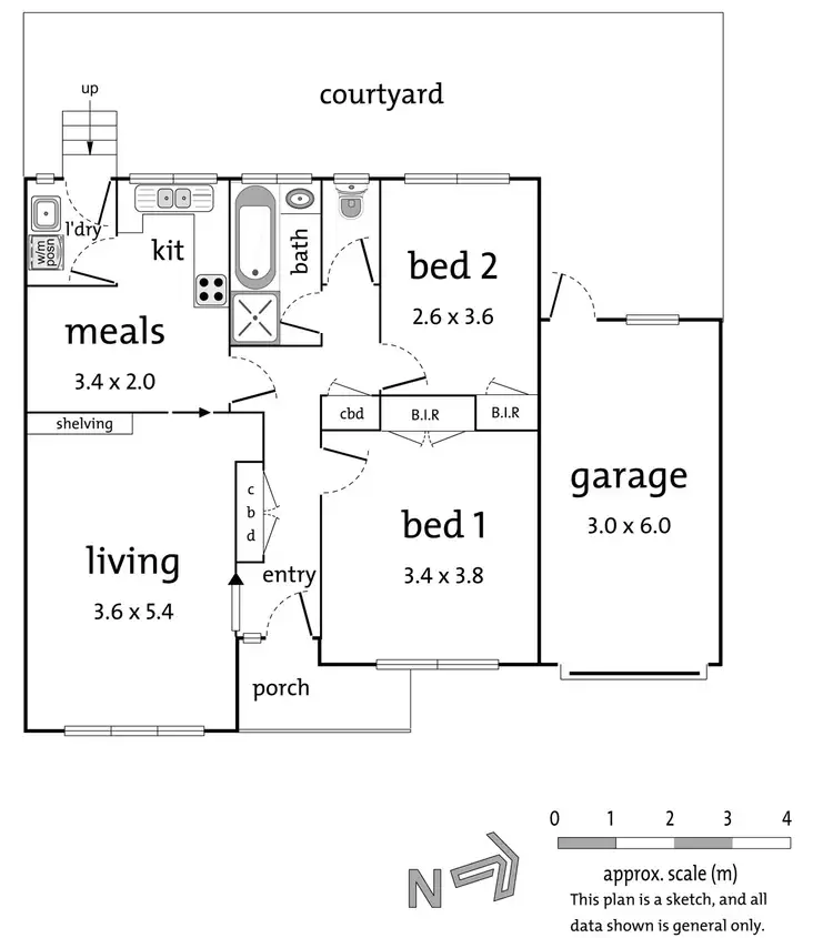 Floorplan of Homely unit listing, 3/8 Ashted Road, Box Hill VIC 3128