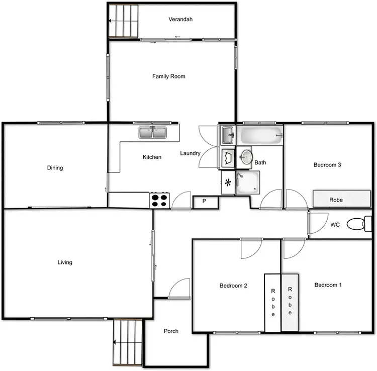 Floorplan of Homely house listing, 9 Bangalay Crescent, Rivett ACT 2611